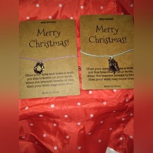 5 Christmas wish bracelets